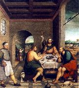 BASSANO, Jacopo Supper at Emmaus sf Spain oil painting artist